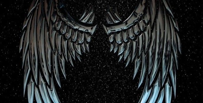 687x1234 Metallic wings background wallpaper | Wings wallpaper