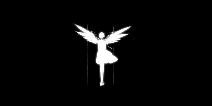 1920x1200 Angel Silhouette Wallpaper