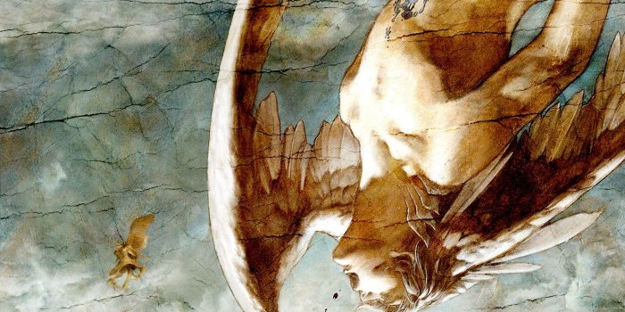 1920x1200 angels wings blood rahxephon open mouth falling 1920x1200