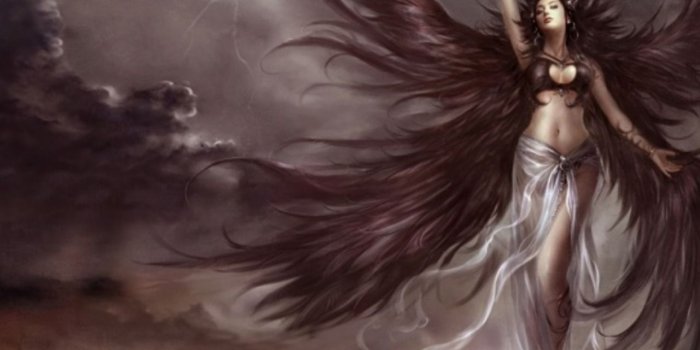 1280x800 angel wing wallpaper dark - Wallpaper Cart