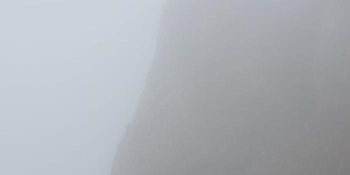 910x1213 HD wallpaper: rock, fog, abyss, deep, creepy, mystical, creux du