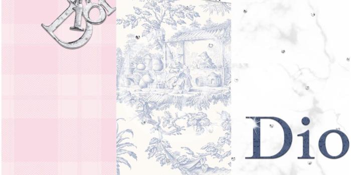 1600x1600 Pretty Walls: Dior X 6 piece wallpaper set