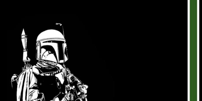 2304x1296 Boba Fett Star Wars Black Green White Wallpaper | CreateMePink