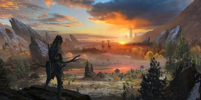 2000x1125 Windows,horizon, Robot, HD Desktop Wallpapers, Free, Warrior