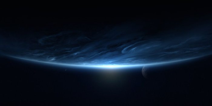 1024x1024 Space Sunrise Dark Minimal iPad Wallpapers in 2020 | Phone