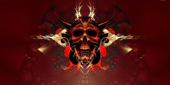 1920x1080 Red And Black Skull Wallpapers Group (72+)