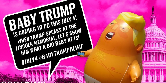 1920x1080 DC July 4: Baby Trump Parade | CODEPINK