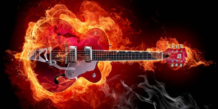 1431x1280 Guitar On Fire wallpaper by _ANGEL_BOY__ - 3e - Free on ZEDGE™