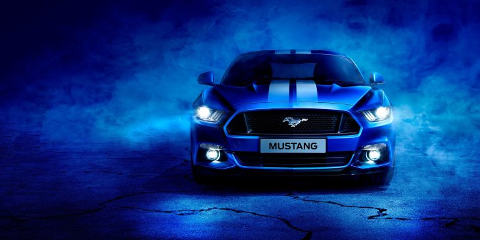 3157x1776 Blue Ford Mustang - Blue Mustang Wallpaper 4k, Download Wallpapers
