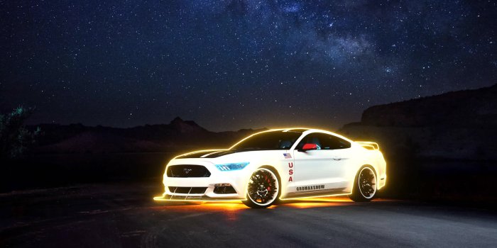 3840x2160 Ford Mustang Night Live Wallpaper - DesktopHut