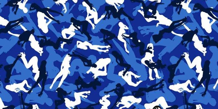 1600x1200 Blue Camo Wallpapers