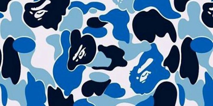 720x1280 Bape Wallpaper Iphone Blue Camo Live Photo
