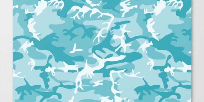 1500x1500 Light Blue Camo Pattern Canvas Print by doodlesdesigns | Society6