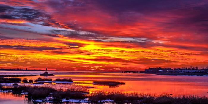 2560x1600 Beautiful Sunset Wallpapers - Pretty Sunset Over Water (#502834