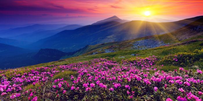 2560x1600 Mountain Sunset Wallpapers Photo - Beautiful Sunset With Mountains