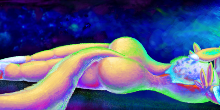 5760x1080 Renamon Galaxy (5760 x 1080) Three monitor wallpaper (Main) by