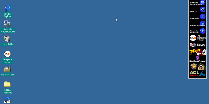 1024x768 Windows 98 build 1658 - BetaWiki