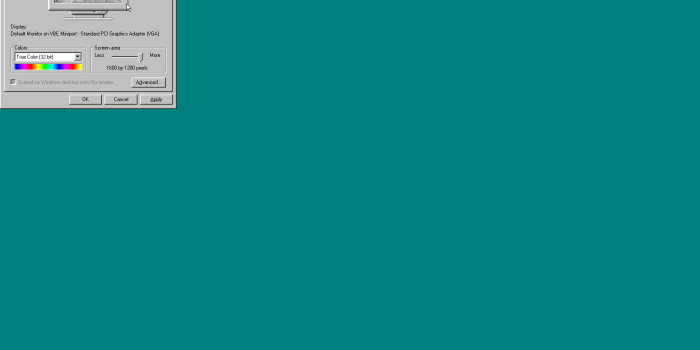 1600x1200 Windows 98 – Virtualization