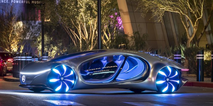 3840x2160 CES 2020 - Mercedes-Benz Vision AVTR (Futuristic Car) HD wallpaper