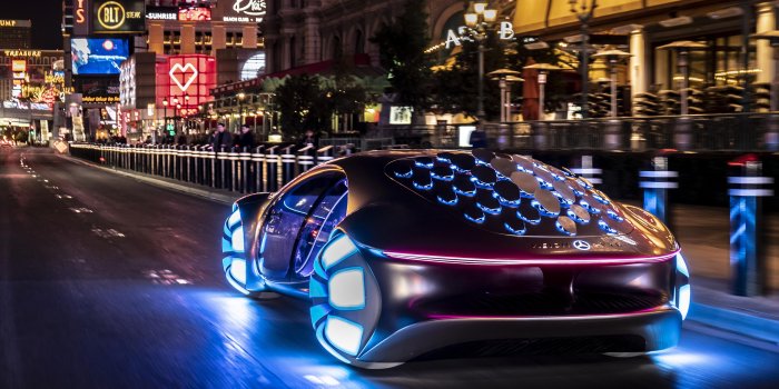 5120x2880 Mercedes-Benz Vision AVTR (Futuristic Car in Real World) HD