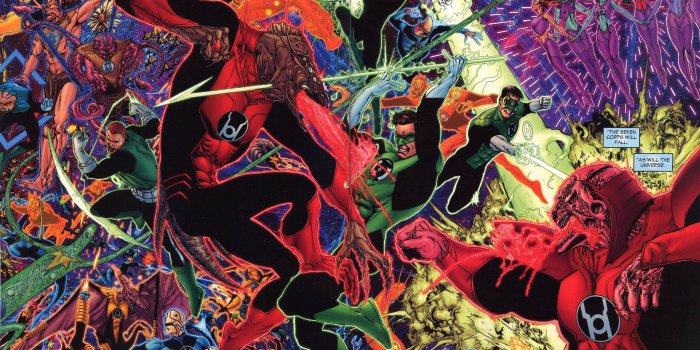 2560x1967 Green lantern corps vs red lantern corps HD wallpaper | Wallpaper