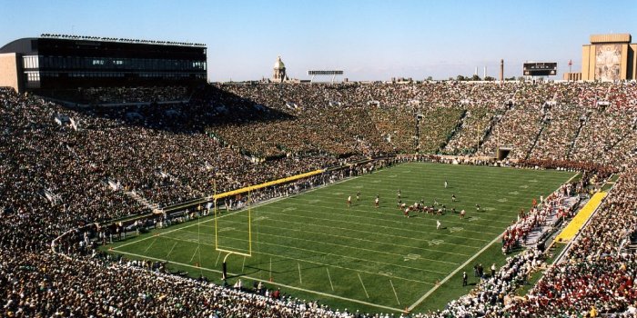 1300x1040 College Football Background | Notre Dame Football Stadium