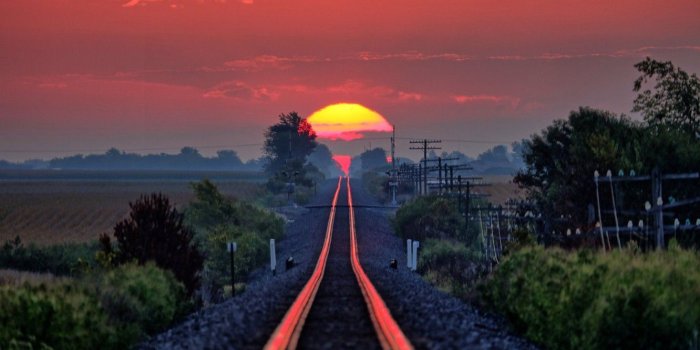1332x850 Wallpaper twilight, sky, photography, trees, field, landscape