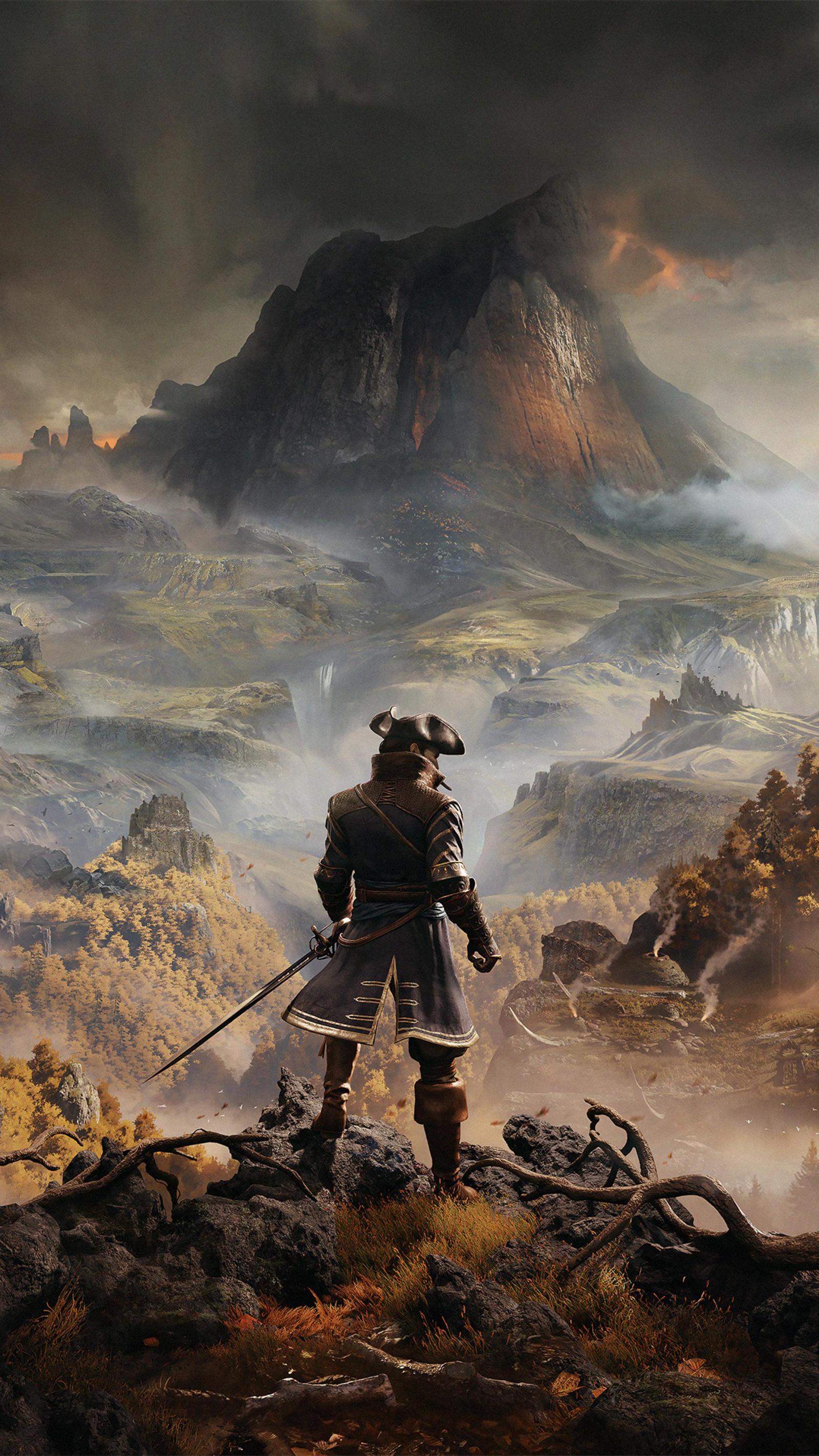 2160x3840 4K Greedfall cover art im using for my phone wallpaper atm
