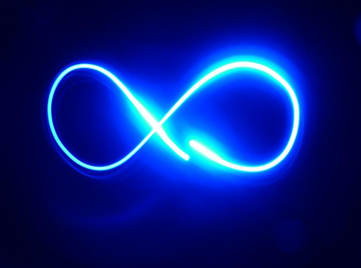 1206x897 Símbolo Infinito No Céu 4k Hd Wallpaper - Infinito En Neon, Hd