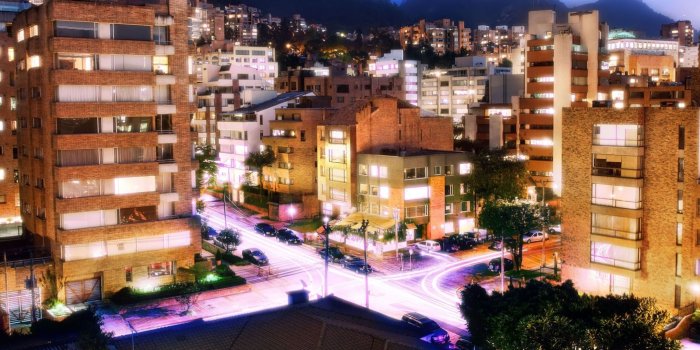 2560x1024 2560x1024 bogota, colombia, night 2560x1024 Resolution Wallpaper