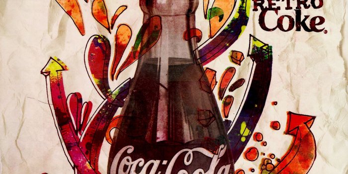 1600x1200 Member Art Wallpaper: Retro Coke - Minitokyo