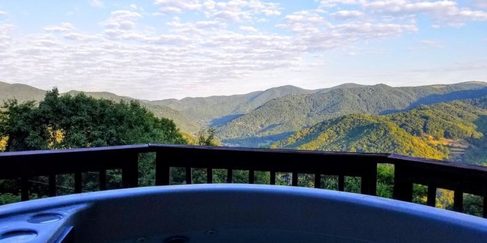 1024x768 STUNNING VIEWS YEAR ROUND! Log Cabin, Hot Tub, Fireplace, Fire Pit