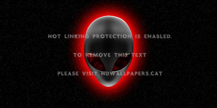 1600x900 alienhead red space abstract firebat 3d and