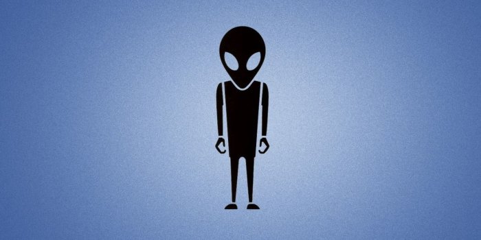 1280x1024 Download wallpaper 1280x1024 alien, blue, blue background, glow