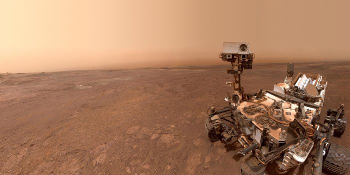 3840x2160 Wallpaper: Curiosity self-portrait at Vera Rubin Ridge, sol 2291