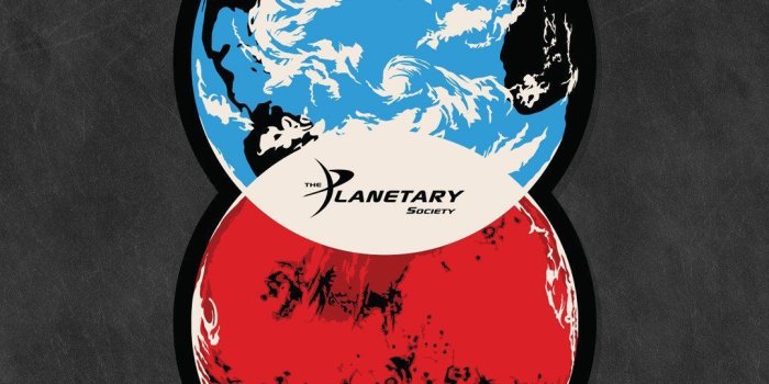 1080x1080 Venn Diagram Magnet for The Planetary Society | Earth, space