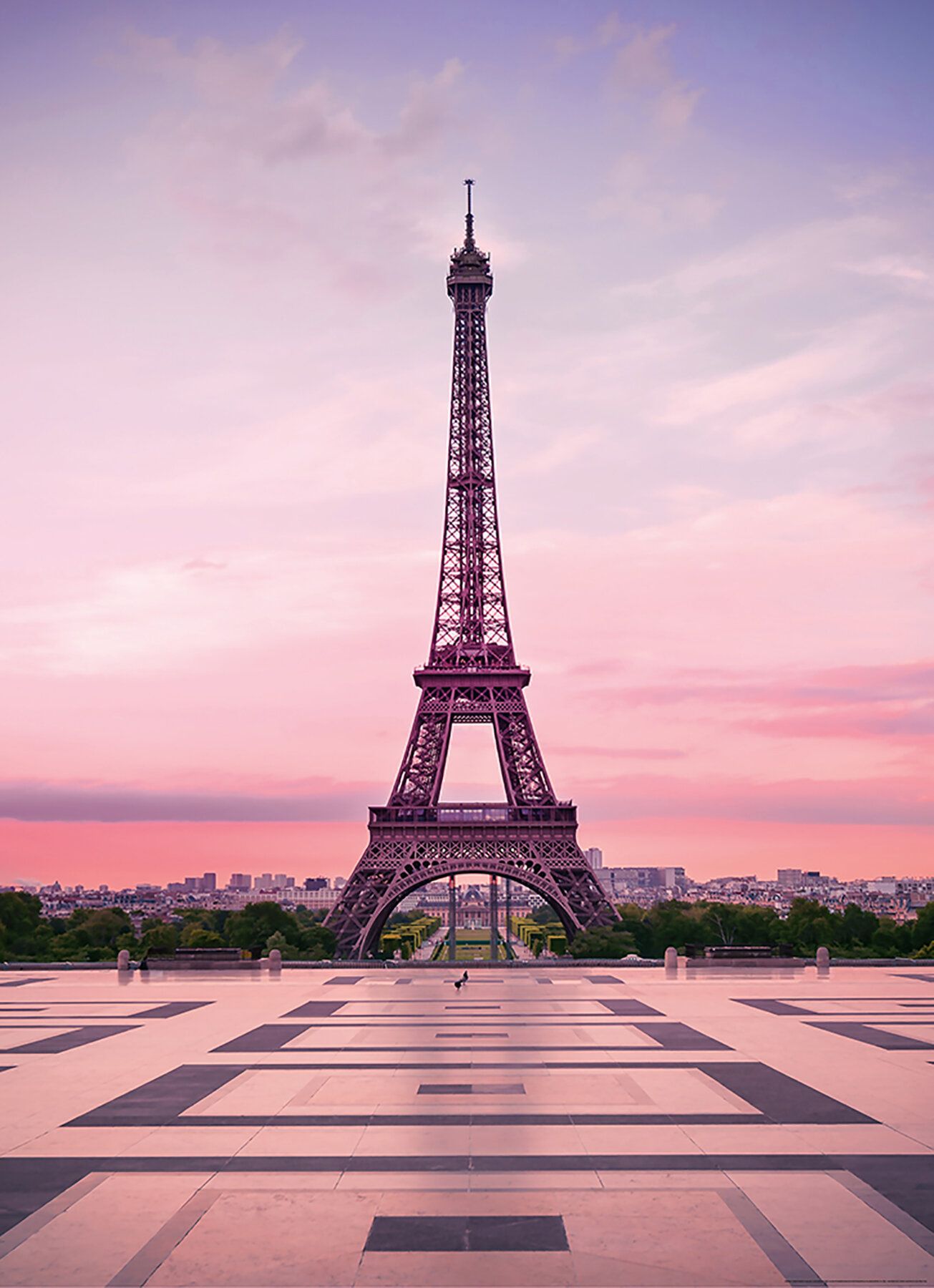 1305x1800 Latitude Run Collingwood Eiffel Tower at Sunset 8.33' L x 6” W 2