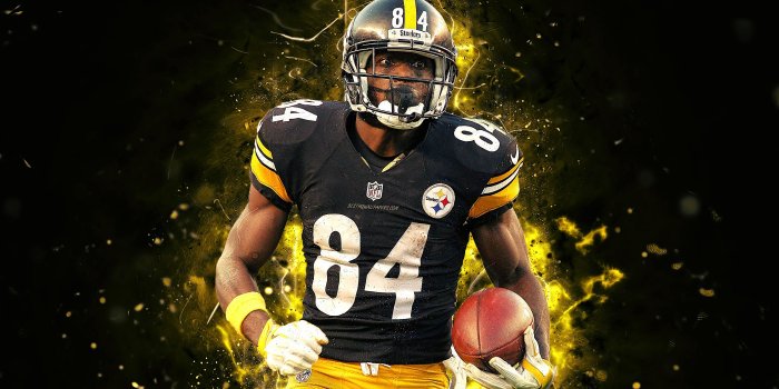 3840x2400 Download wallpapers 4k, Antonio Brown, abstract art, wide receiver