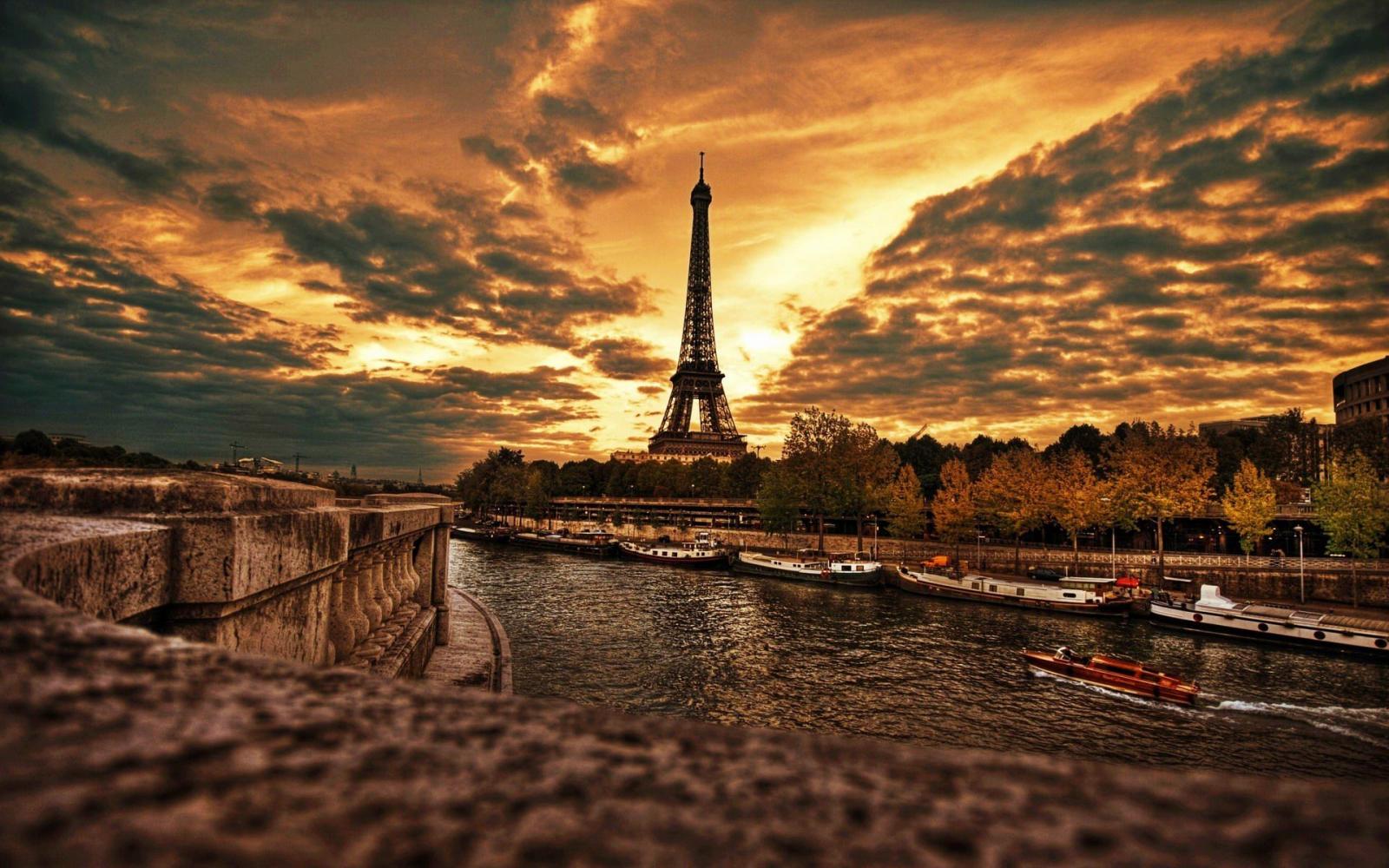 1920x1200 Eiffel Tower Wallpaper Sunset - 1920x1200 Wallpaper - Ecopetit.cat