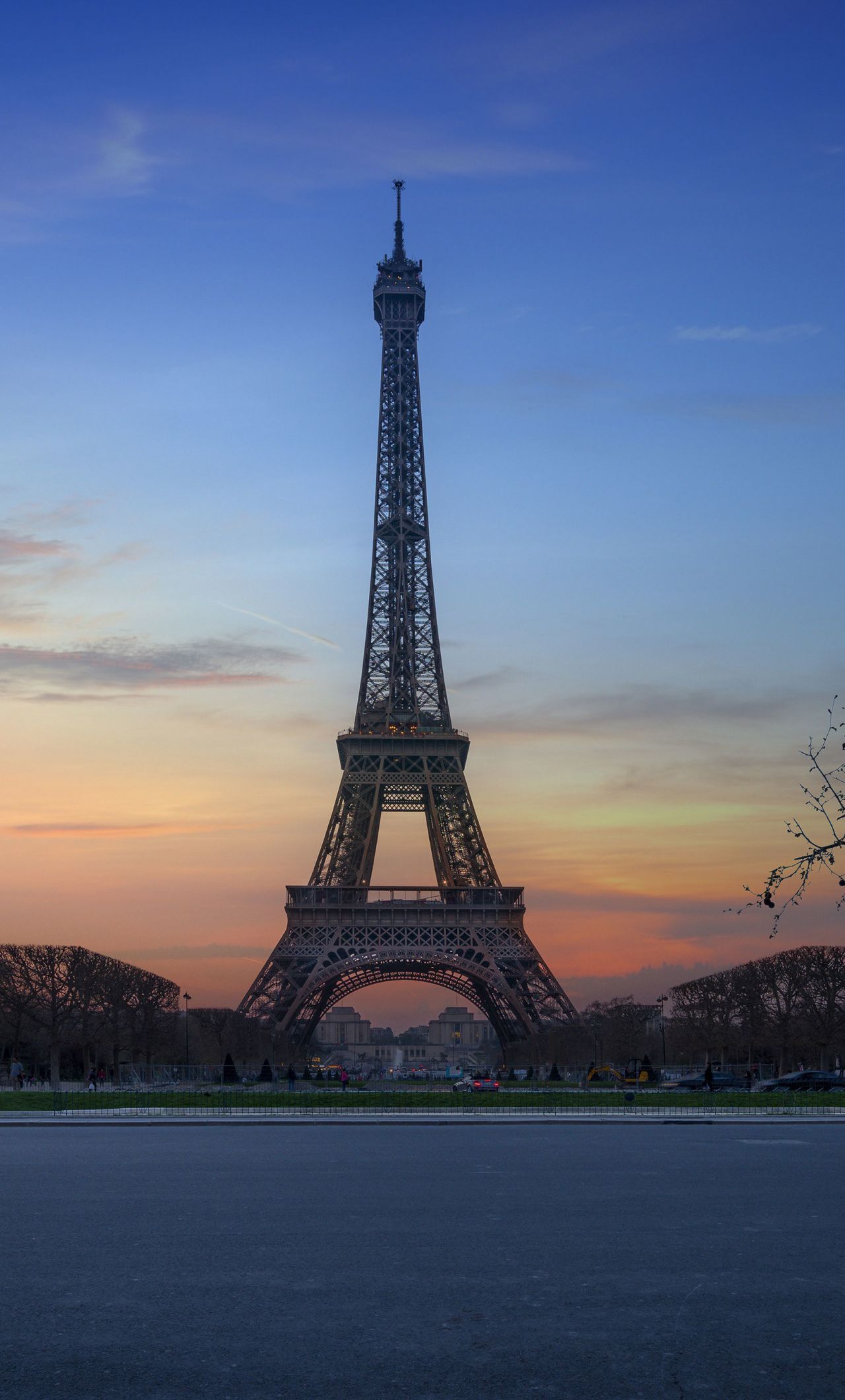 1280x2120 Download 1280x2120 wallpaper eiffel tower, paris, city