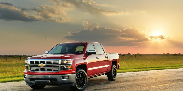 4096x2726 2015 Hennessey Chevrolet Silverado Z71 HPE550 pickup muscle tuning