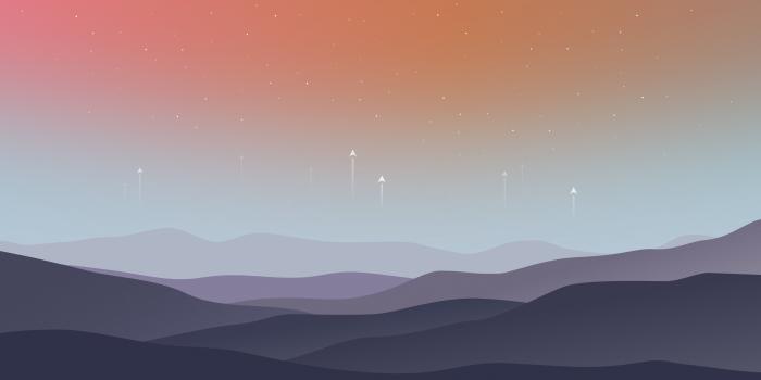 5120x2880 Moon And Mountains Minimal Iphone Wallpaper