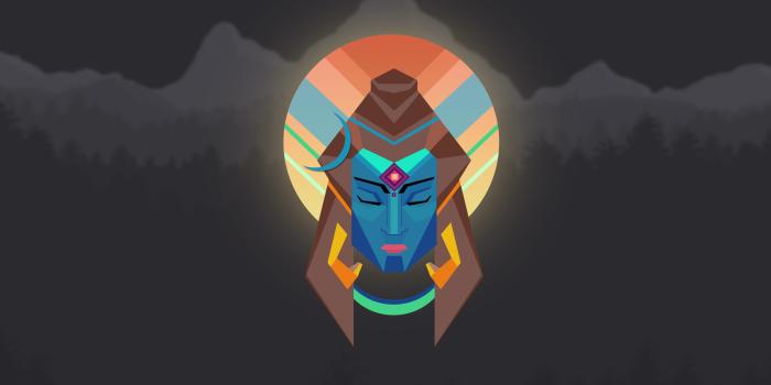 3840x2160 Lord Shiva Minimal Wallpaper - OC [3840X2160] : wallpapers
