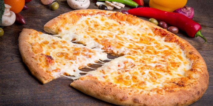 1332x850 Wallpaper cheese, vegetables, pizza images for desktop, section