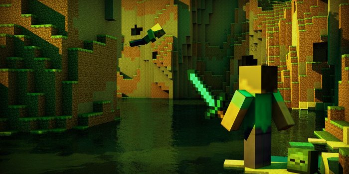 1600x900 67+] Funny Minecraft Backgrounds on WallpaperSafari