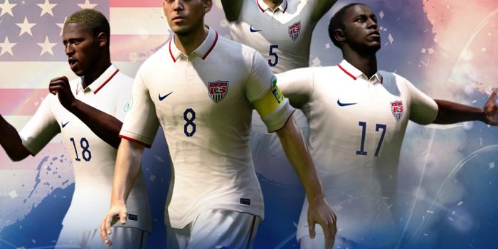 1024x1024 2014 FIFA USA Team iPad Wallpapers Free Download