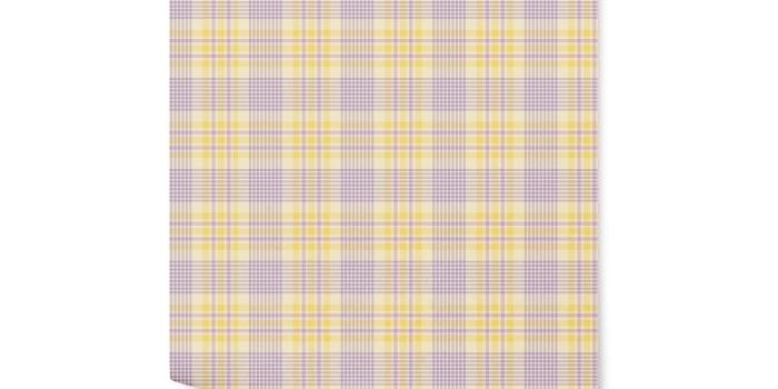 2000x2000 Shop LAVENDER AND YELLOW SUMMER PLAID Wallpaper By Kavka Designs