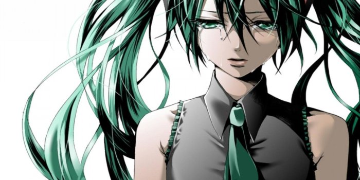 1440x900 Crying Anime Girl HD Background Wallpaper 21539 - Baltana