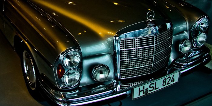 1920x1080 lights, cars, vehicles, old cars, Mercedes-Benz, silver cars