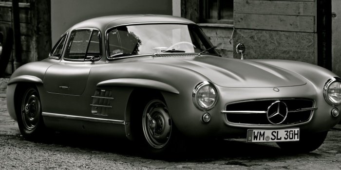 1920x1080 Silver Mercedes-Benz coupe, Mercedes-Benz, Mercedes-Benz 300SL